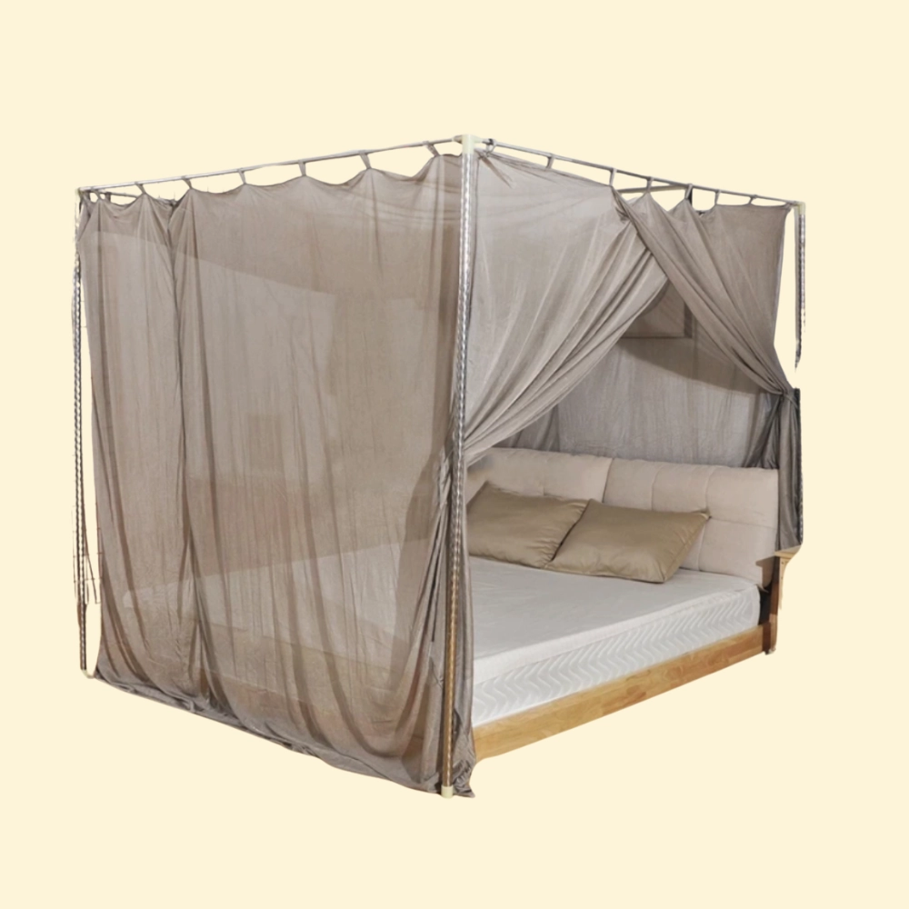 Square Mithreal Silver Sleep Canopy